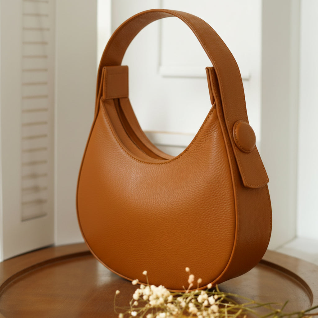 Chic Half-Moon Hobo Handbag