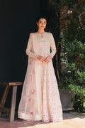 Blush Pink Embroidered Kalidaar Luxury Ensemble