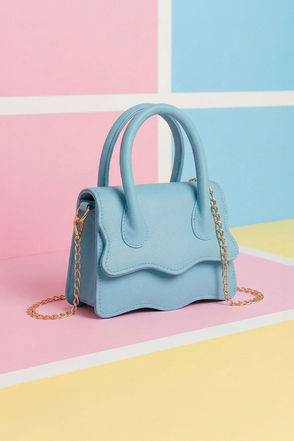 Luxury Wavy Design Mini Handbag – Premium Crossbody Bag for Women