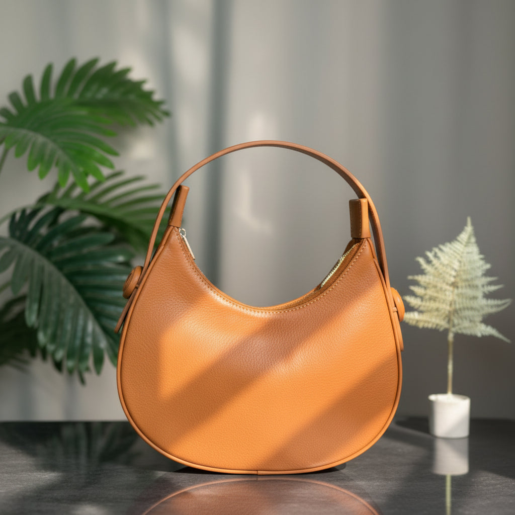 Chic Half-Moon Hobo Handbag